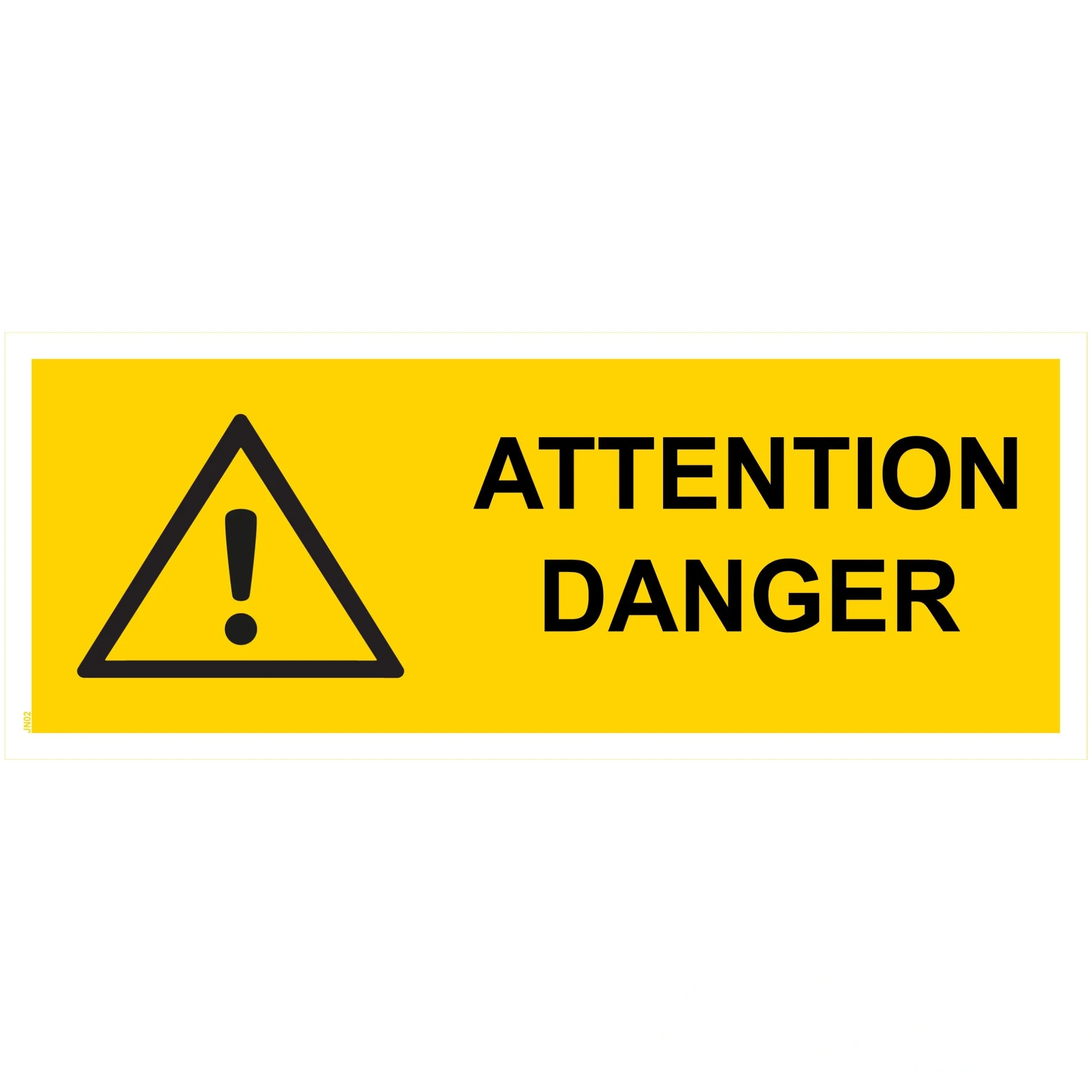 Panneau "Attention danger" - PVC 200 × 80 cm — image 1