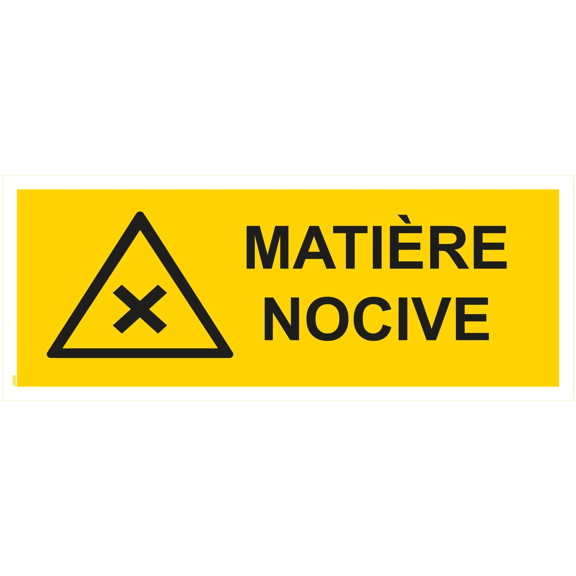 Panneau "Matière nocive" - PVC 200 × 80 cm — image 1