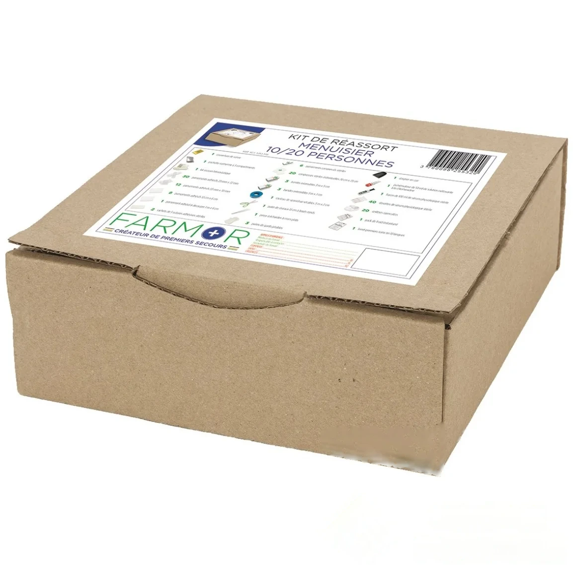 Kit pour armoire à pharmacie "Menuisier" 10/20 personnes — image 1