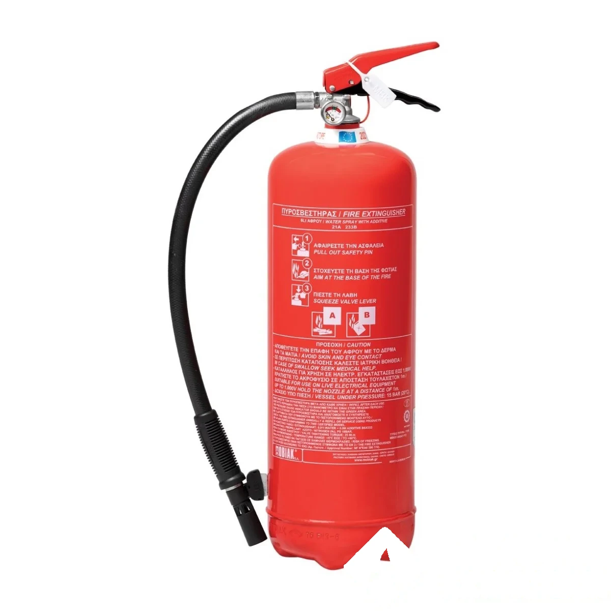 Extincteur à 6 L eau + additif écologique sans FLUOR - Norme Française — image 1