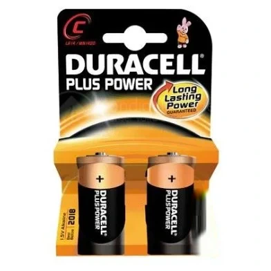 Blister de 2 piles DURACELL - C - LR14 - MN1400