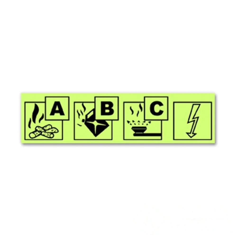 Adhésif photoluminescent classe de feu ABF — image 1