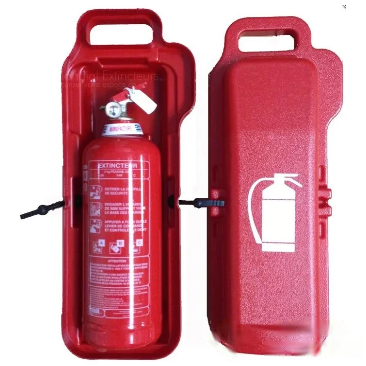 Extincteur à poudre ABC capacité 1 kg Norme CE - EN3 + coffret transport — image 1