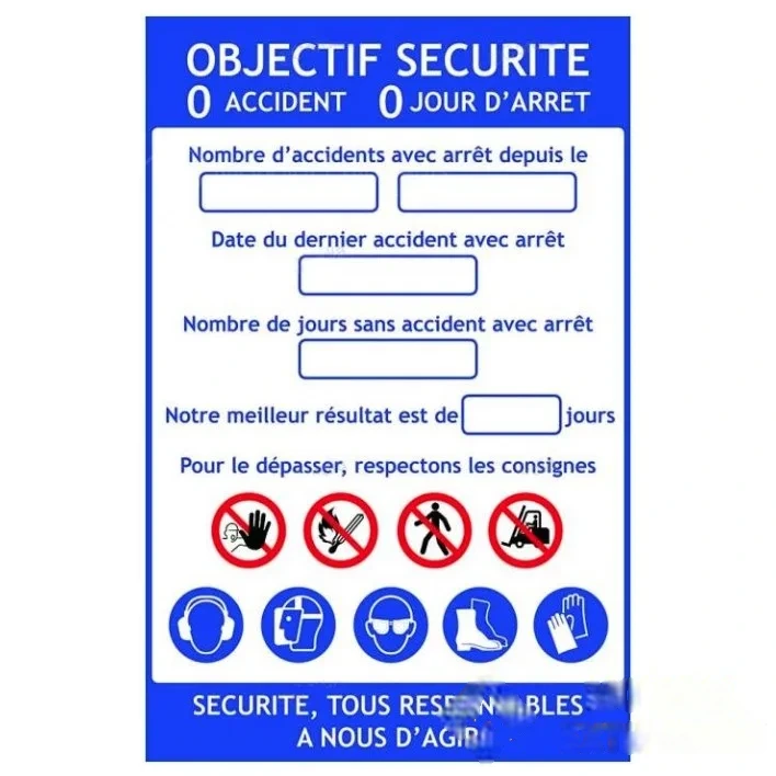Panneau obligatoire accident du travail — image 1