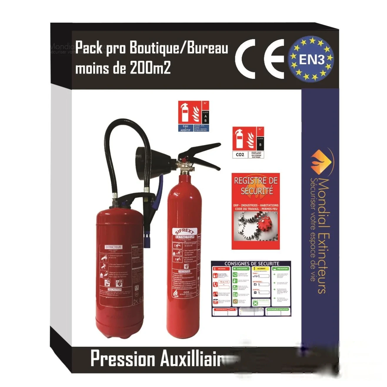Pack Pro Spécial Boutique / Bureau moins de 200m2 (Pression auxiliaire) — image 1