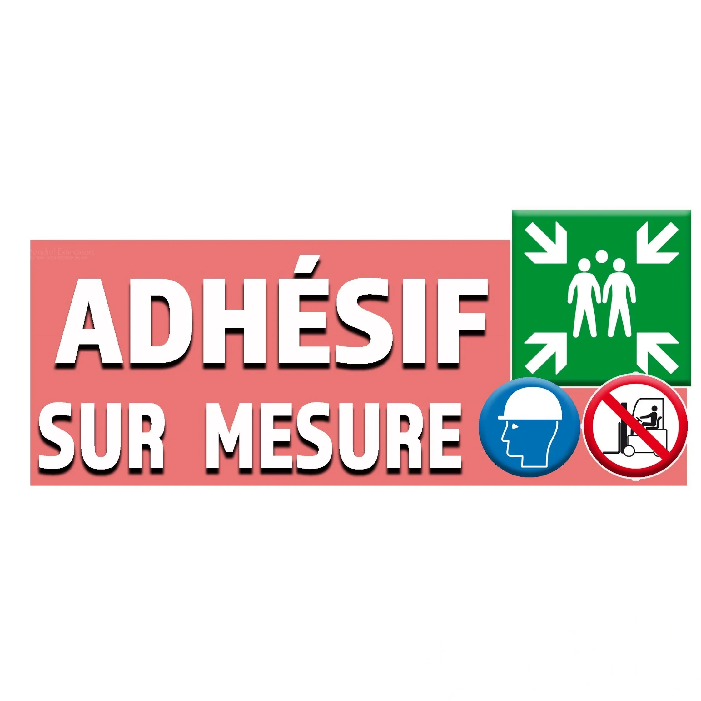 1000 Étiquettes Adhésives Personnalisées - 80 × 30 mm