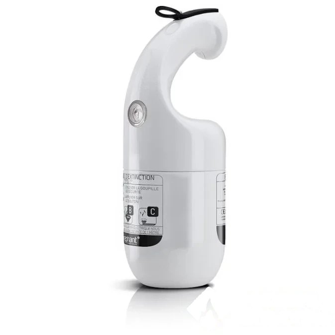 Extincteur à poudre ultra design certifié CE - EN3 capacité 1 kg Blanc — image 1
