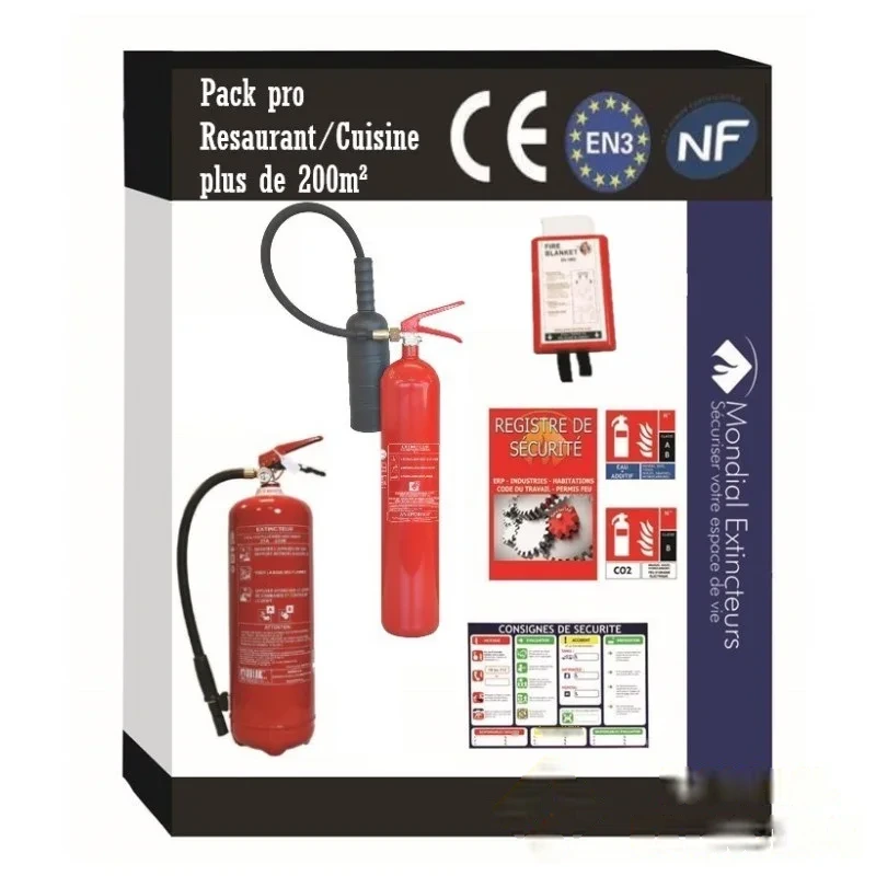 7 - Kit sécurité Restaurant ou cuisine professionnelle - 200 M² — image 1