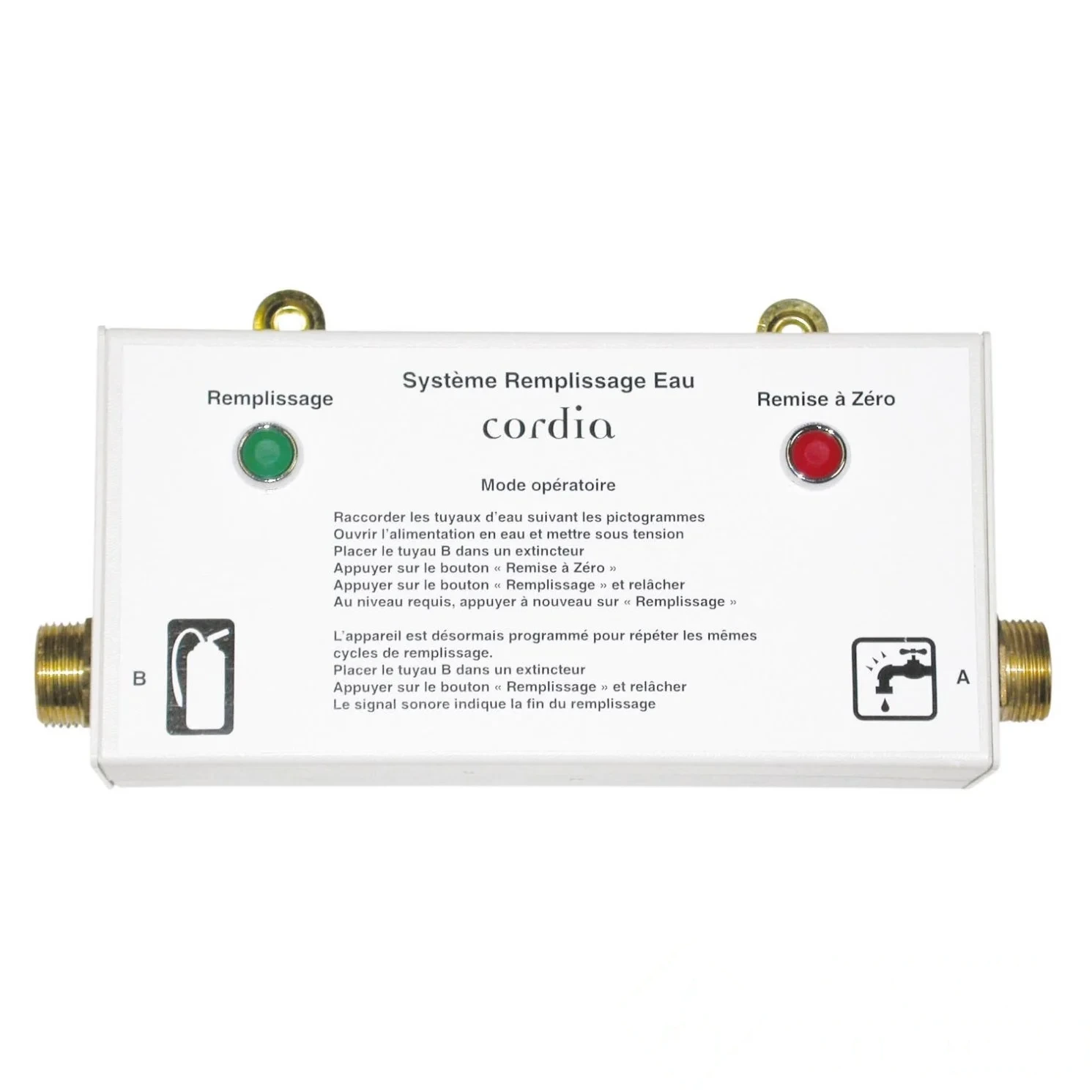 Système de remplissage eau pour extincteurs 6 et 9 L — image 1