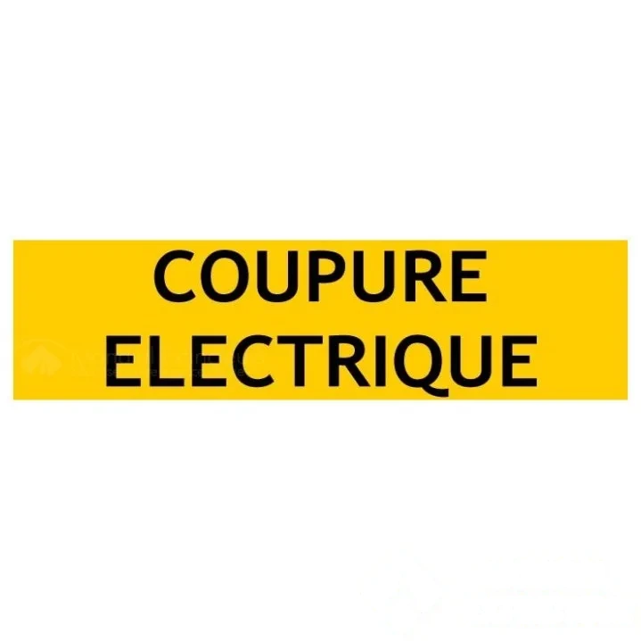 Panneau de localisation "COUPURE ÉLECTRIQUE" — image 1