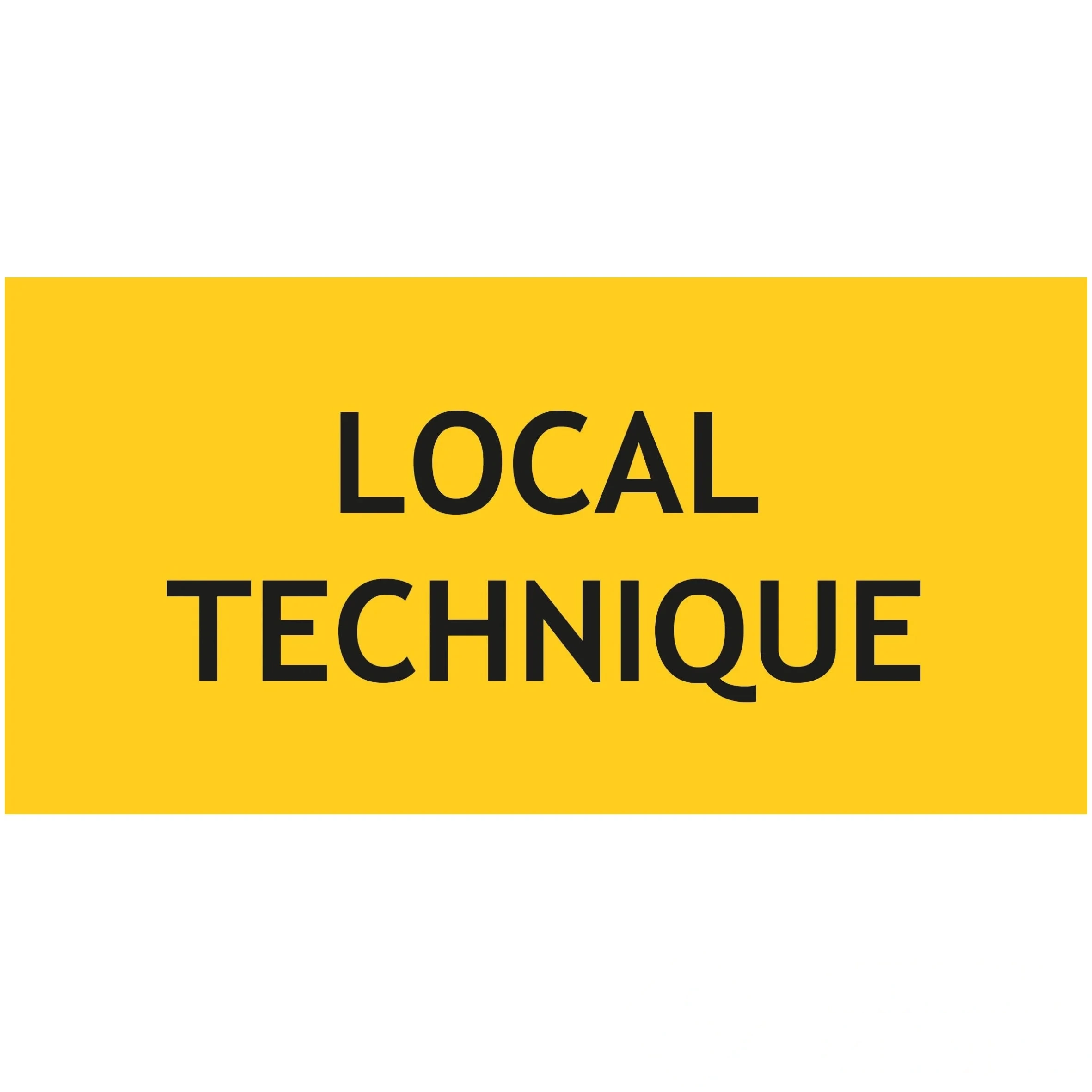Panneau local technique - L.200 x H.100 mm — image 1