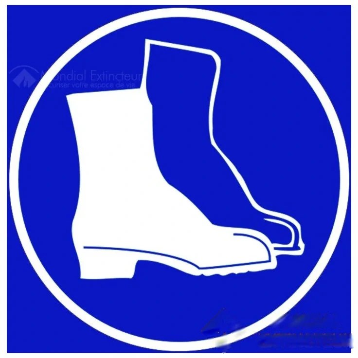 Panneau "chaussures obligatoires" - L.200 x H.200 mm — image 1