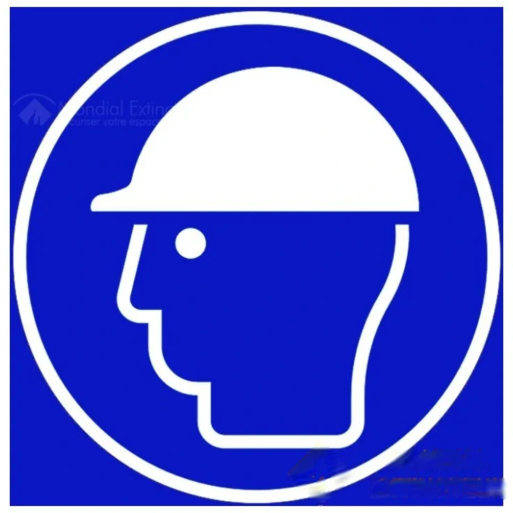 Panneau "Casque obligatoire" - L.200 x H.200 mm — image 1