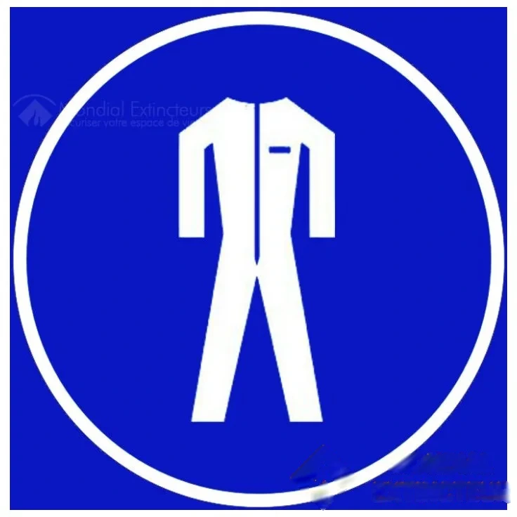 Panneau "Vêtement protection obligatoire" - L.200 x H.200 mm — image 1