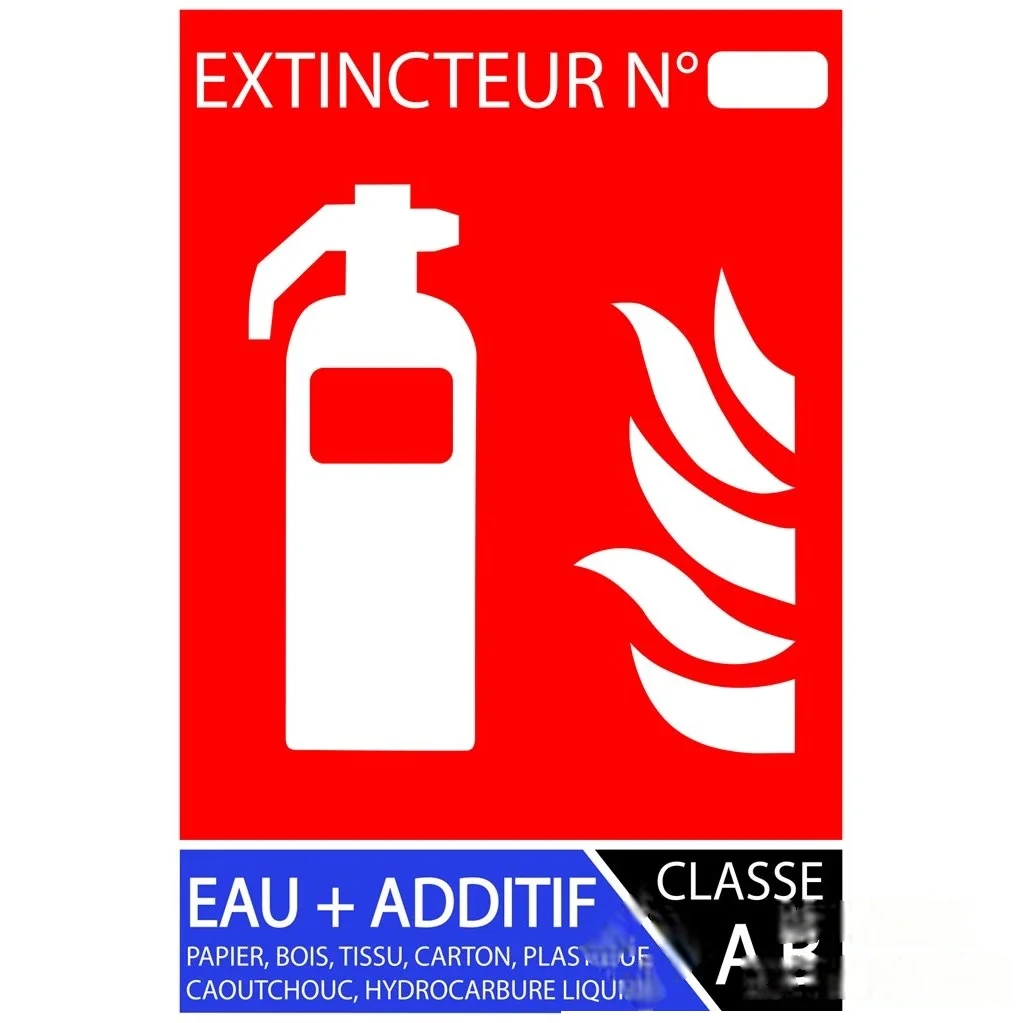 Sticker vinyle eau pulvérisée additif 10 × 15 cm - Classe AB — image 1