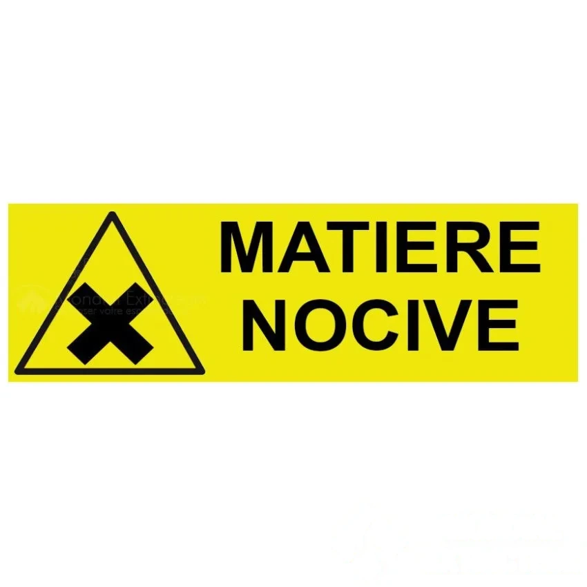 Panneau matières nocives - L.300 x H.100 mm — image 1