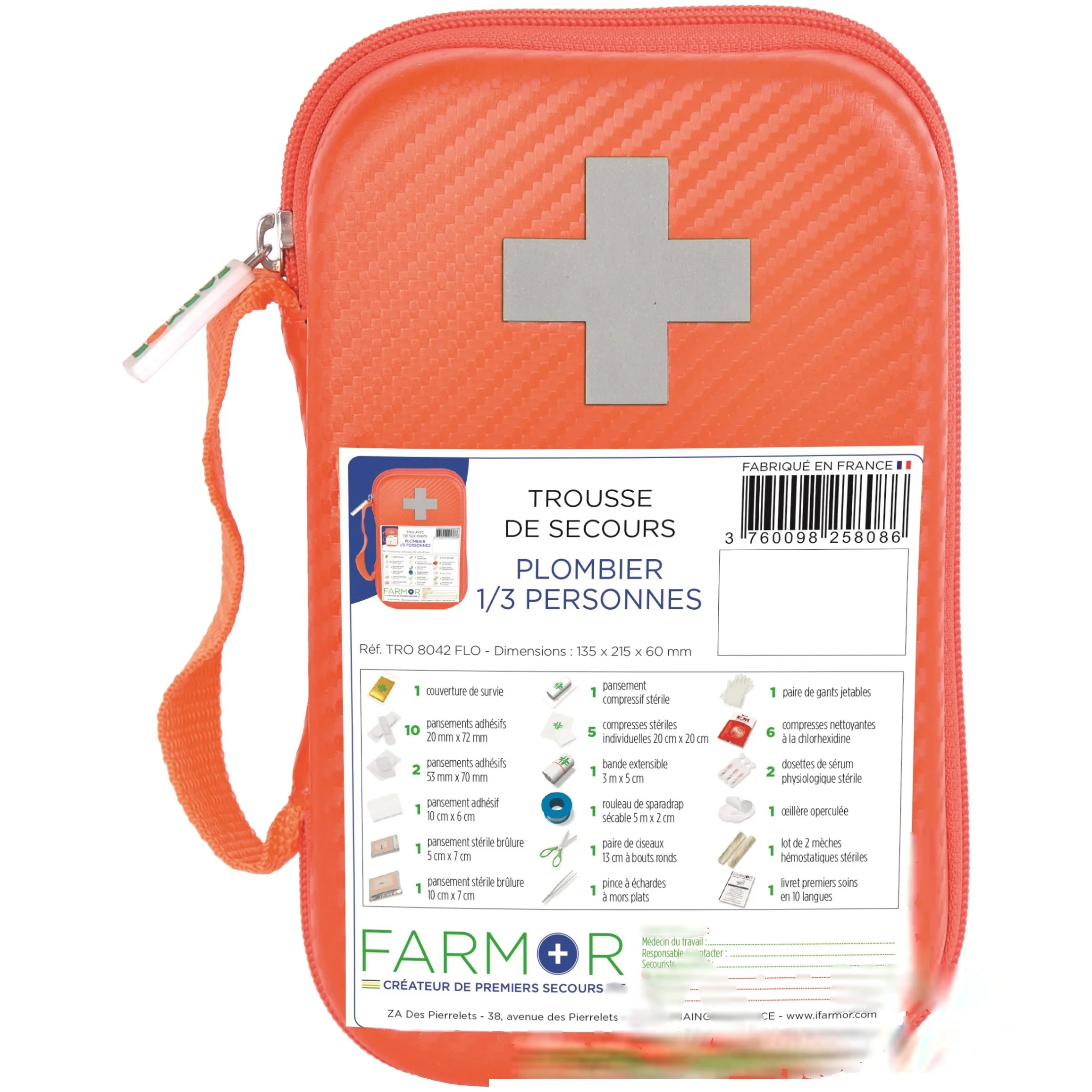Kit de secours pour plombier - 1/3 personnes EVA — image 1