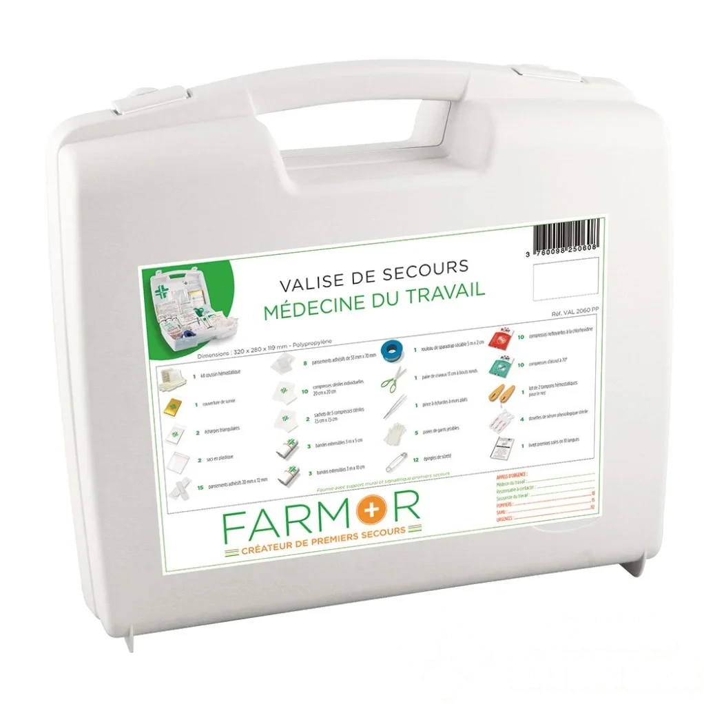 Valise de secours médecine du travail — image 1