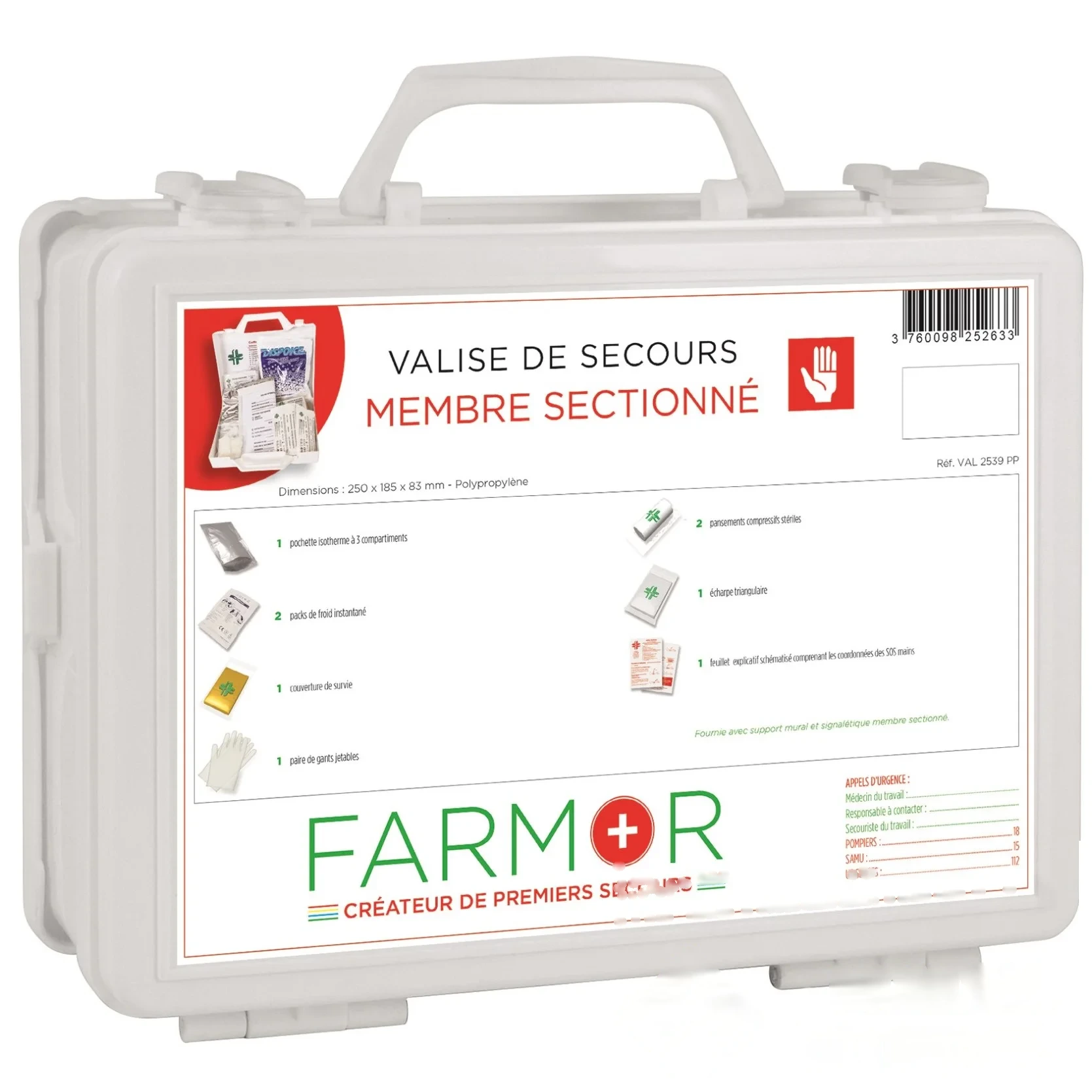 Valise de secours «Membre Sectionné» — image 1