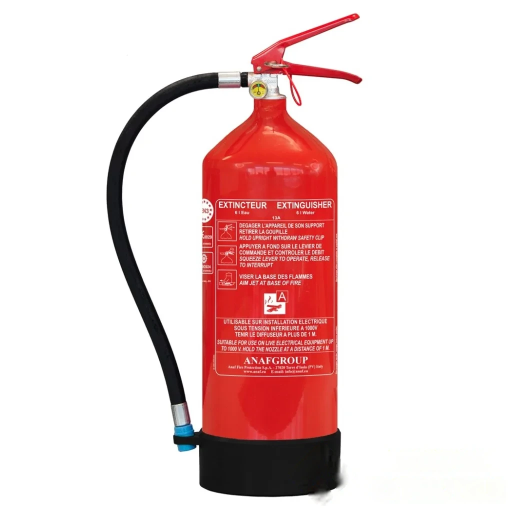 Extincteur 6 L à eau SANS additif - Norme NF - Marque ANAF