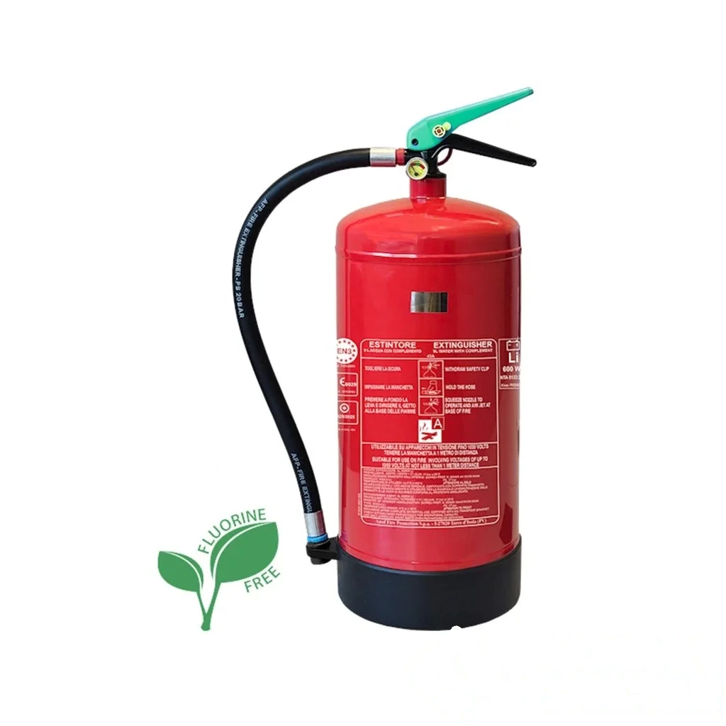 Extincteur 9 L spécial LITHIUM avec fixation