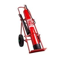 Chariot porte extincteur pour extincteur CO₂ 5 kg — image 1