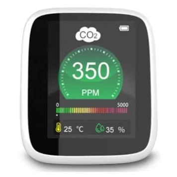 Détecteur de CO₂ de bureau - Surveillance de la qualité de l'air — image 1