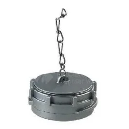 Bouchon alu à verrou avec chaînette DN40 — image 1