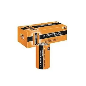 Boîte de 10 piles alcalines DURACELL Industrial LR20 — image 1