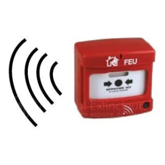 Déclencheur manuel radio Axendis - 100 m Sans répéteur — image 1