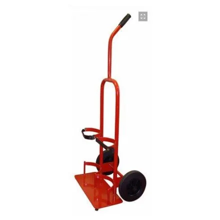 Chariot support pour 2 extincteurs — image 1