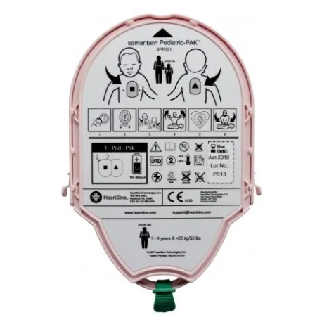 Électrodes pédiatriques pour Défibrillateur Semi-Automatique HeartSine — image 1